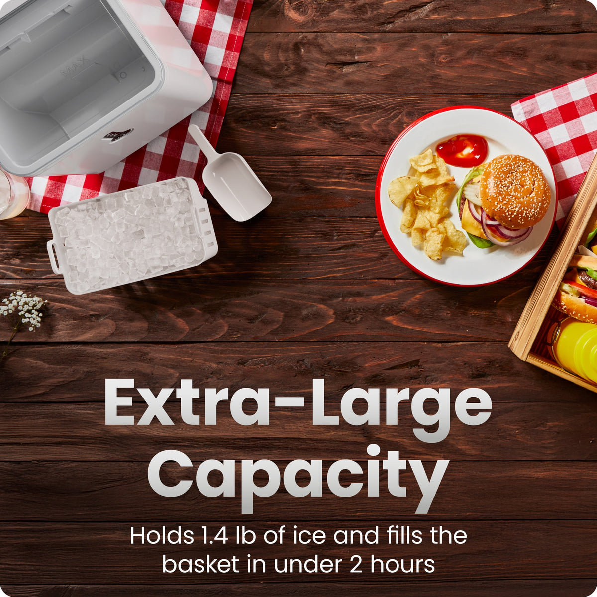 1.5 lb Compact Nugget Ice Machine