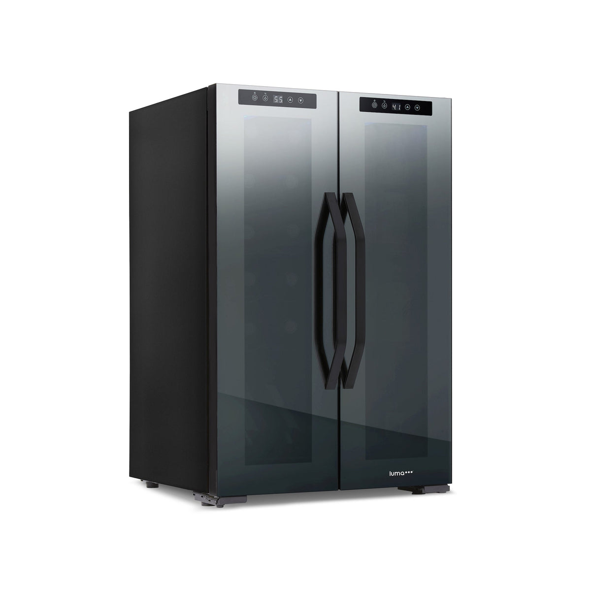 Luma Comfort 39-Can, 12-Bottle Freestanding Dual Zone Beverage Fridge - 20"