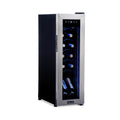 Newair® 12-Bottle 9.9" Stainless Steel Freestanding Wine Fridge