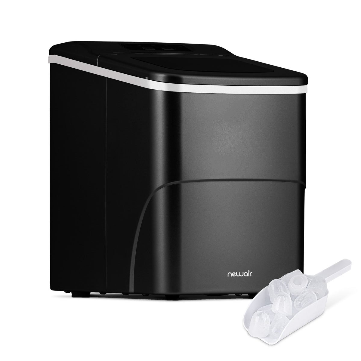 Newair® Countertop Bullet Ice Maker in Matte Black or Metallic Silver, 26 lbs/Day