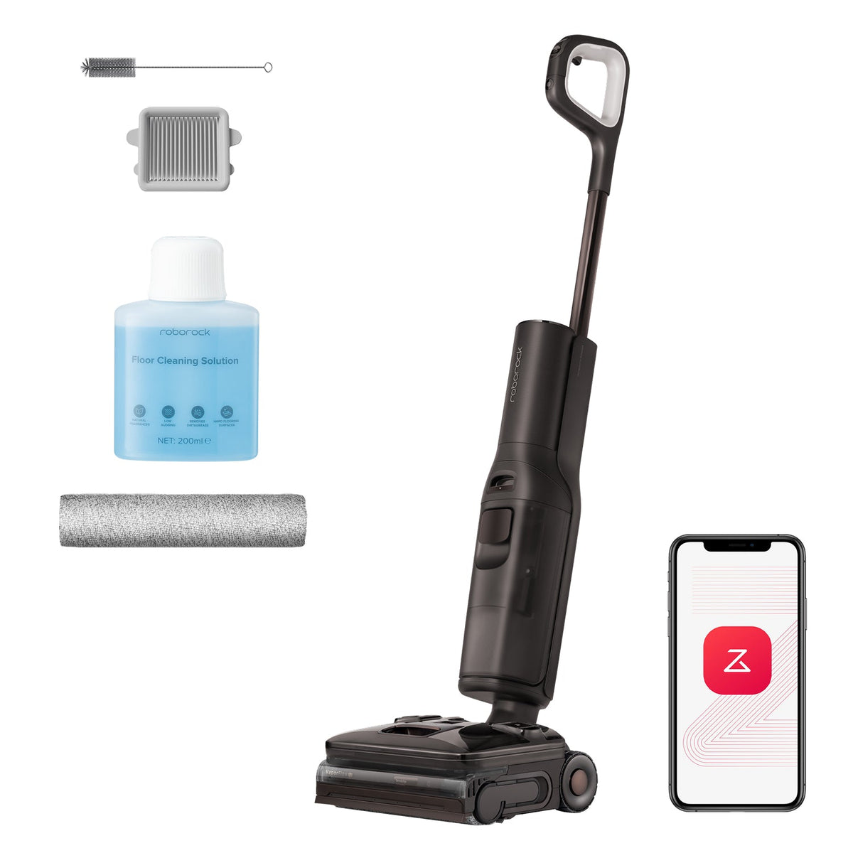 Roborock F25 Ultra Steam Gen 2 – Steam Wet-Dry Vacuum with Turbo Steam & Robotic Arm