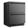 Newair 24 inch Refrigerator and Outdoor Freezer, Undercounter Refrigerator Freezer Convertible