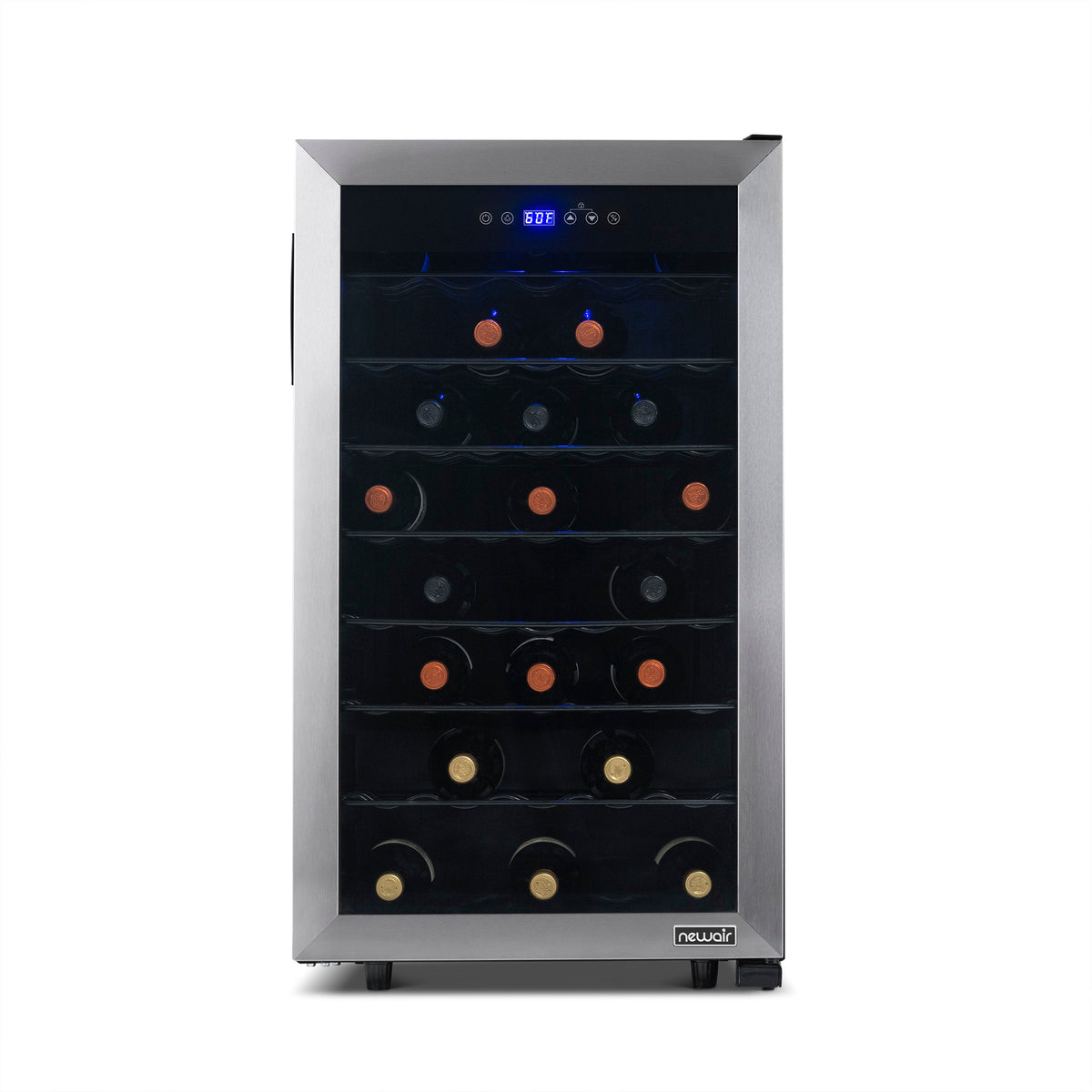 Newair® 50-Bottle 18.9" Stainless Steel Freestanding Wine Fridge