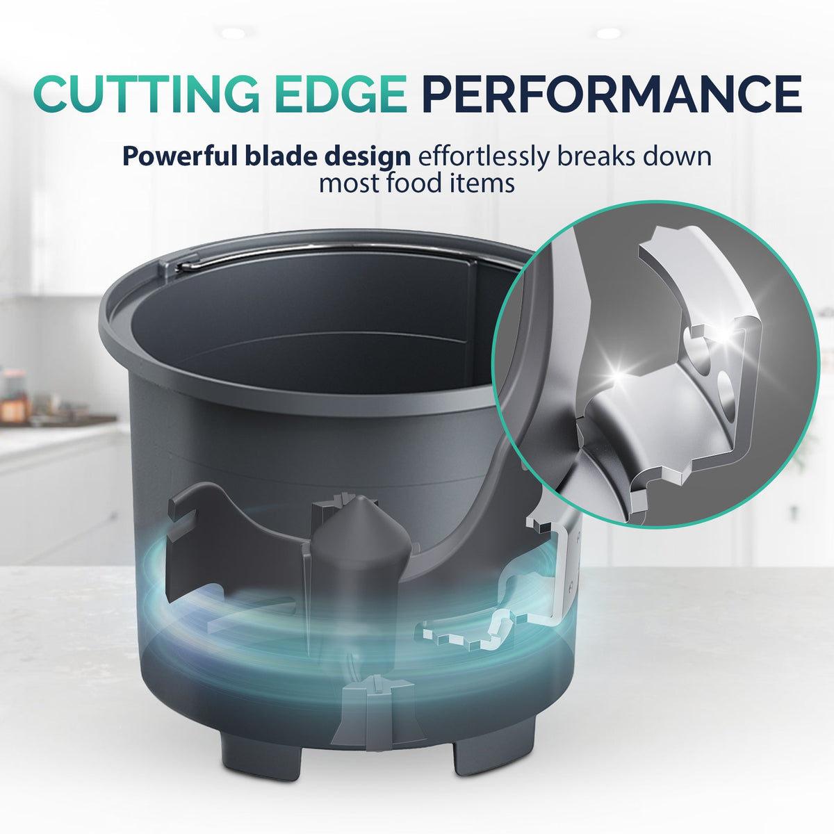 Compost Bucket with Odor-Blocking Lid for Luma Electric Kitchen Composter