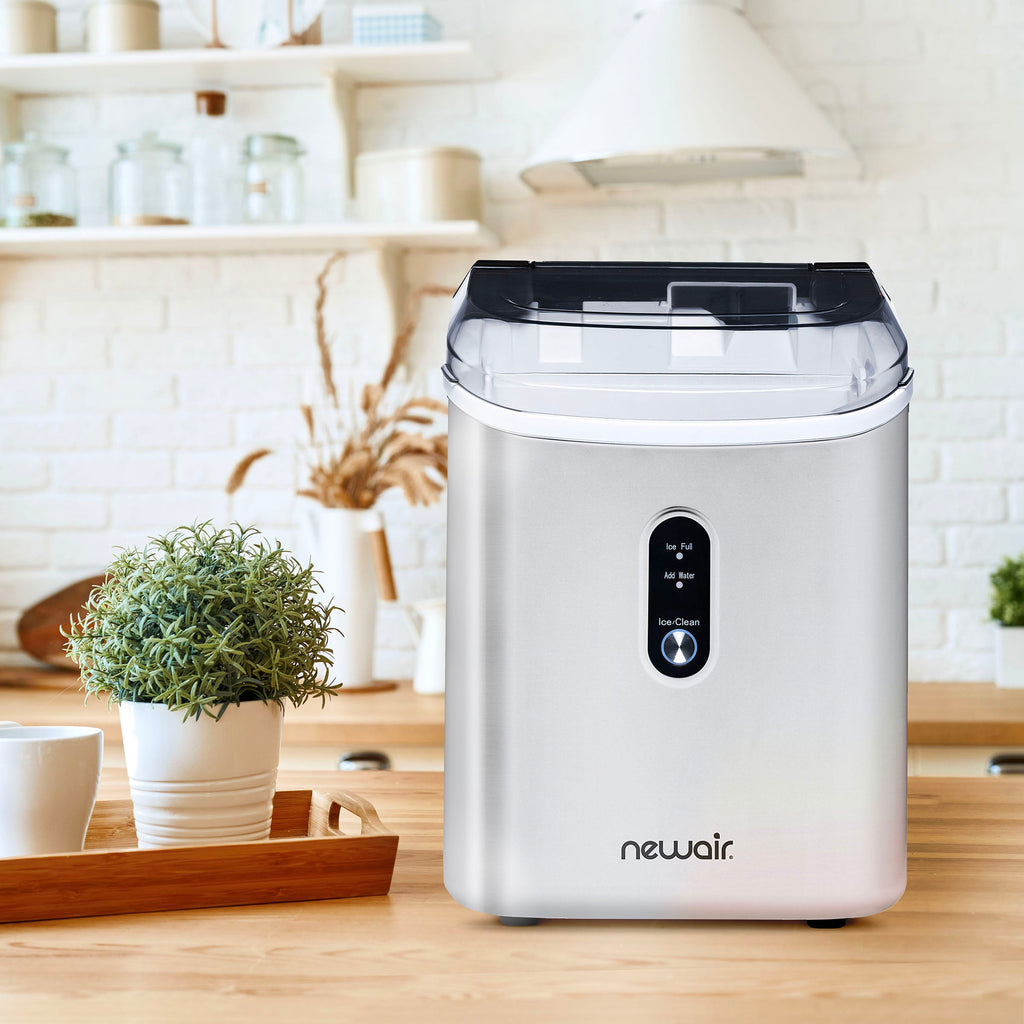 Newair® Countertop Nugget Ice Maker in Matte Black or Stainless Steel, 26 lbs/Day