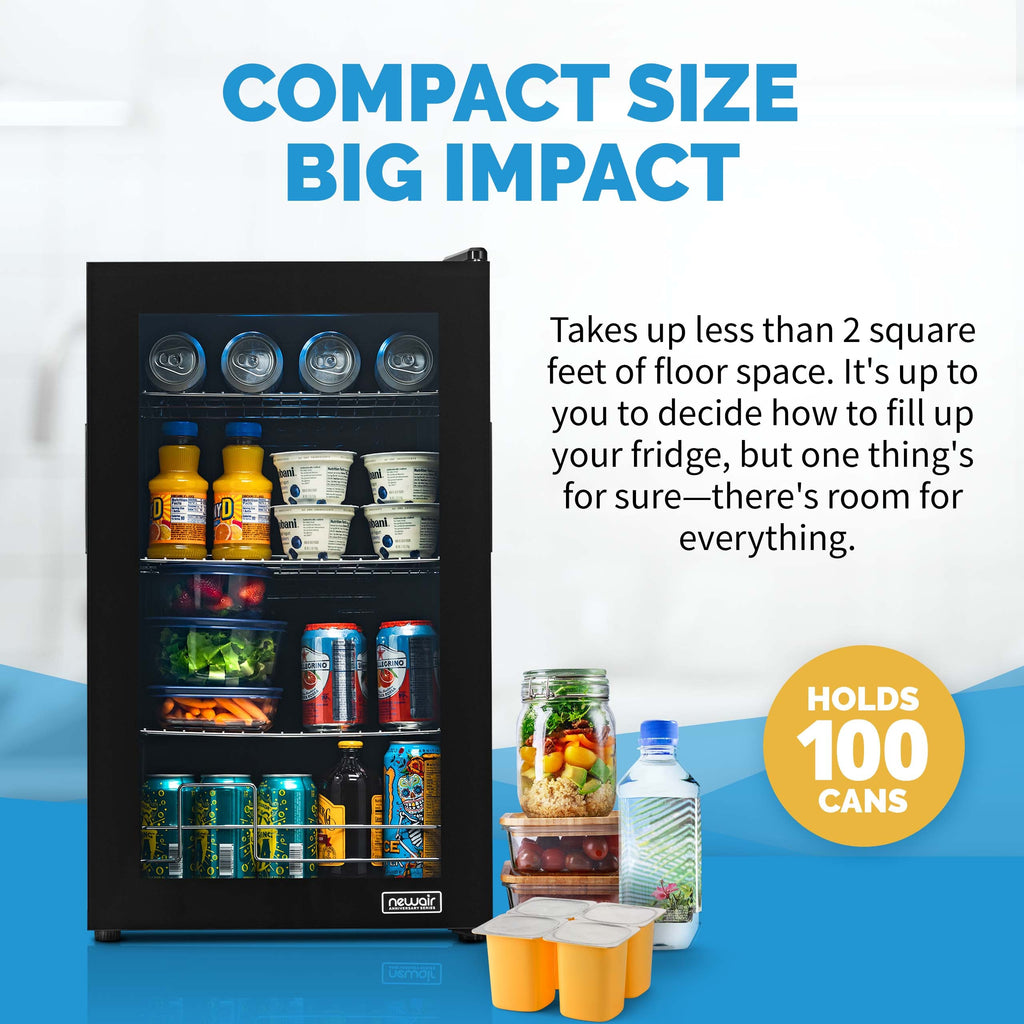 Newair® Limited Edition 100-Can Anniversary Beverage Fridge - 16.93"