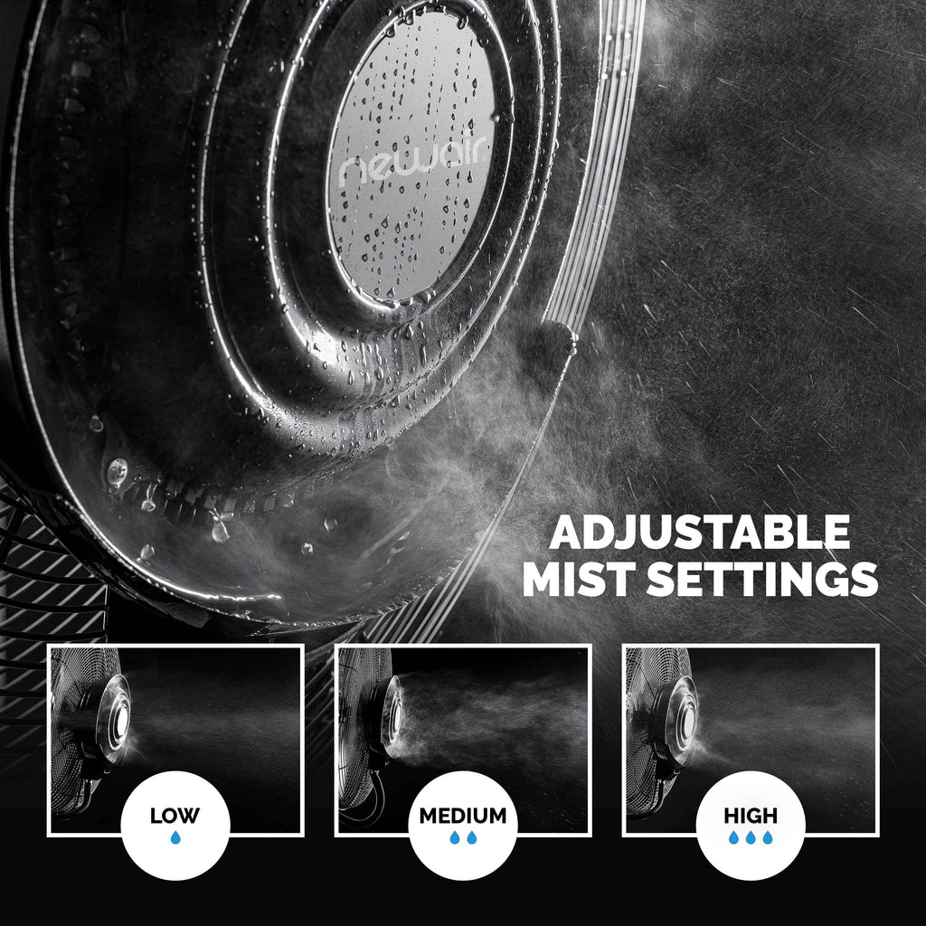Newair® 24" Pedestal Misting Fan
