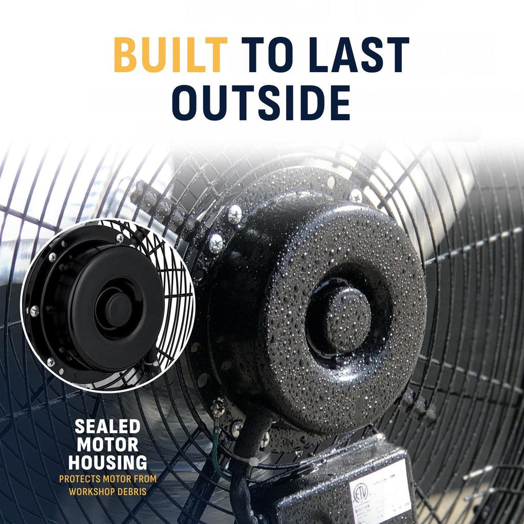 Newair® 18" - 20" Outdoor-Rated Fan - Floor or Wall Mounted
