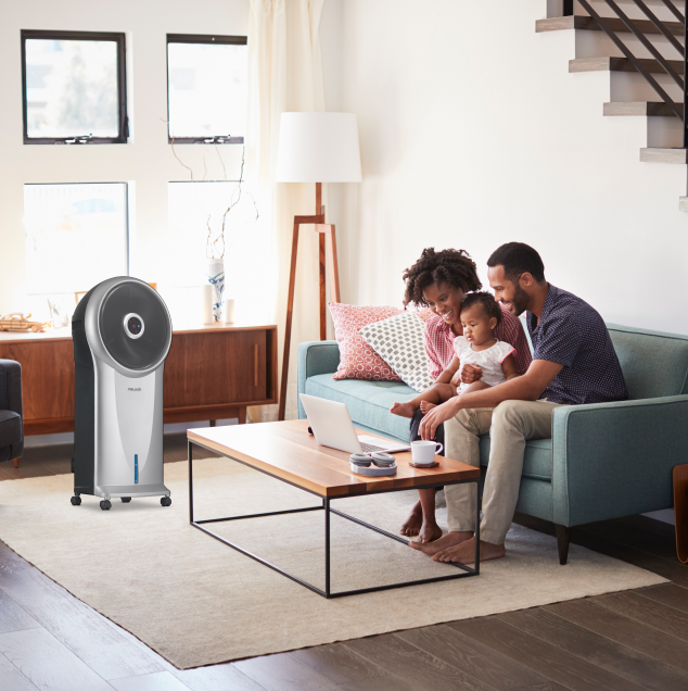 Newair® Evaporative Air Cooler and Portable Cooling Fan 470 CFM - Silver
