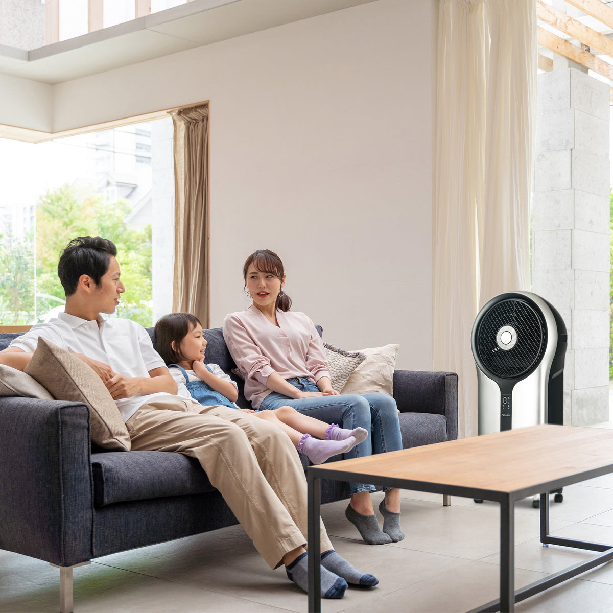 Newair® Evaporative Air Cooler and Portable Cooling Fan 470 CFM with Honeycomb Pad Cooling - Silver