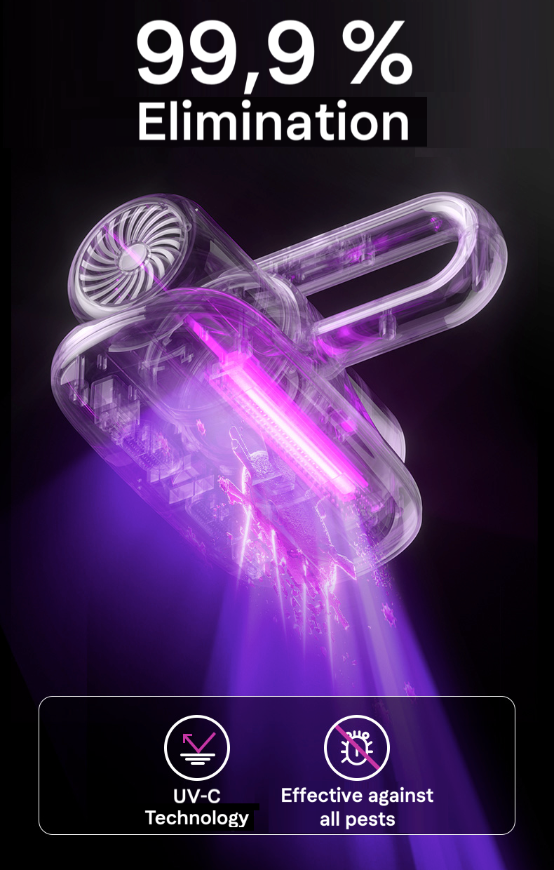 POWERCLEANY™ UV LIGHT VACUUM CLEANER - MATTRESS CLEANER - MITE REMOVER