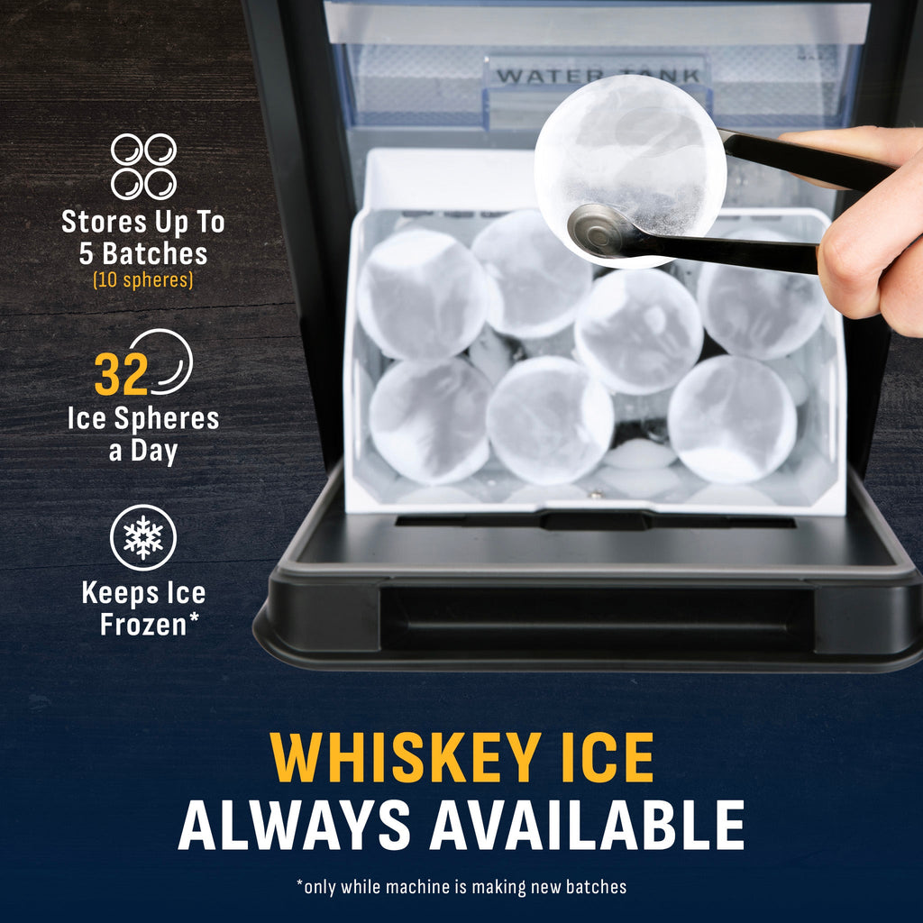 Newair® Countertop Whiskey Ice Ball Maker 32 Ice Spheres / 24 Hours