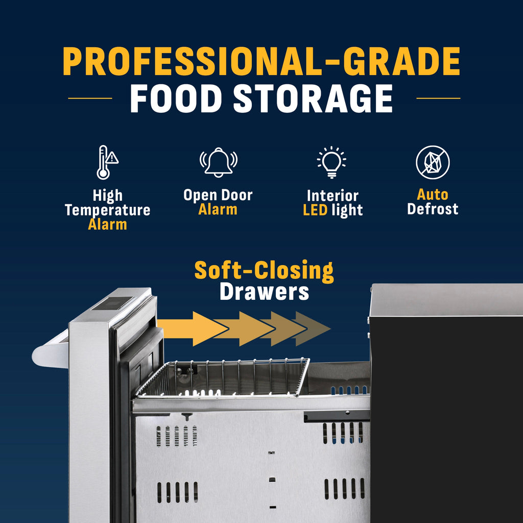 Newair® Undercounter Dual Zone Freezer & Refrigerator - 24"