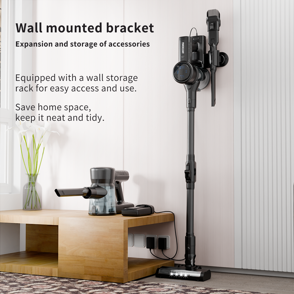 POWERCLEANY™ V8 ULTIMATE FLEX CLEANING POWER VACUUM (BLACK EDITION)