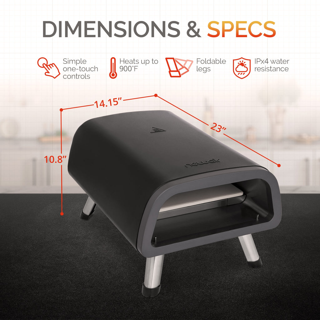 Newair® 12" Portable Electric Indoor and Outdoor Pizza Oven