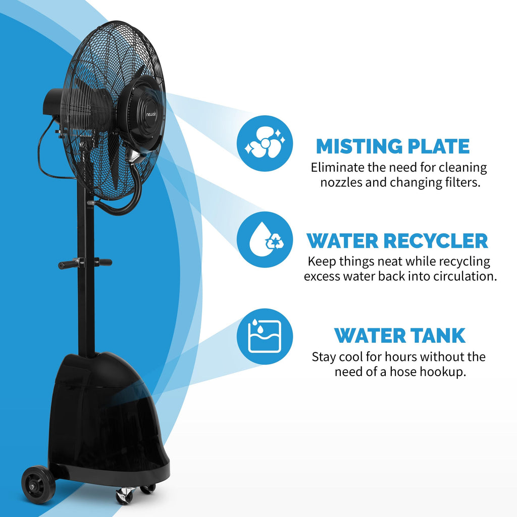 Newair® 26" Pedestal Misting Fan