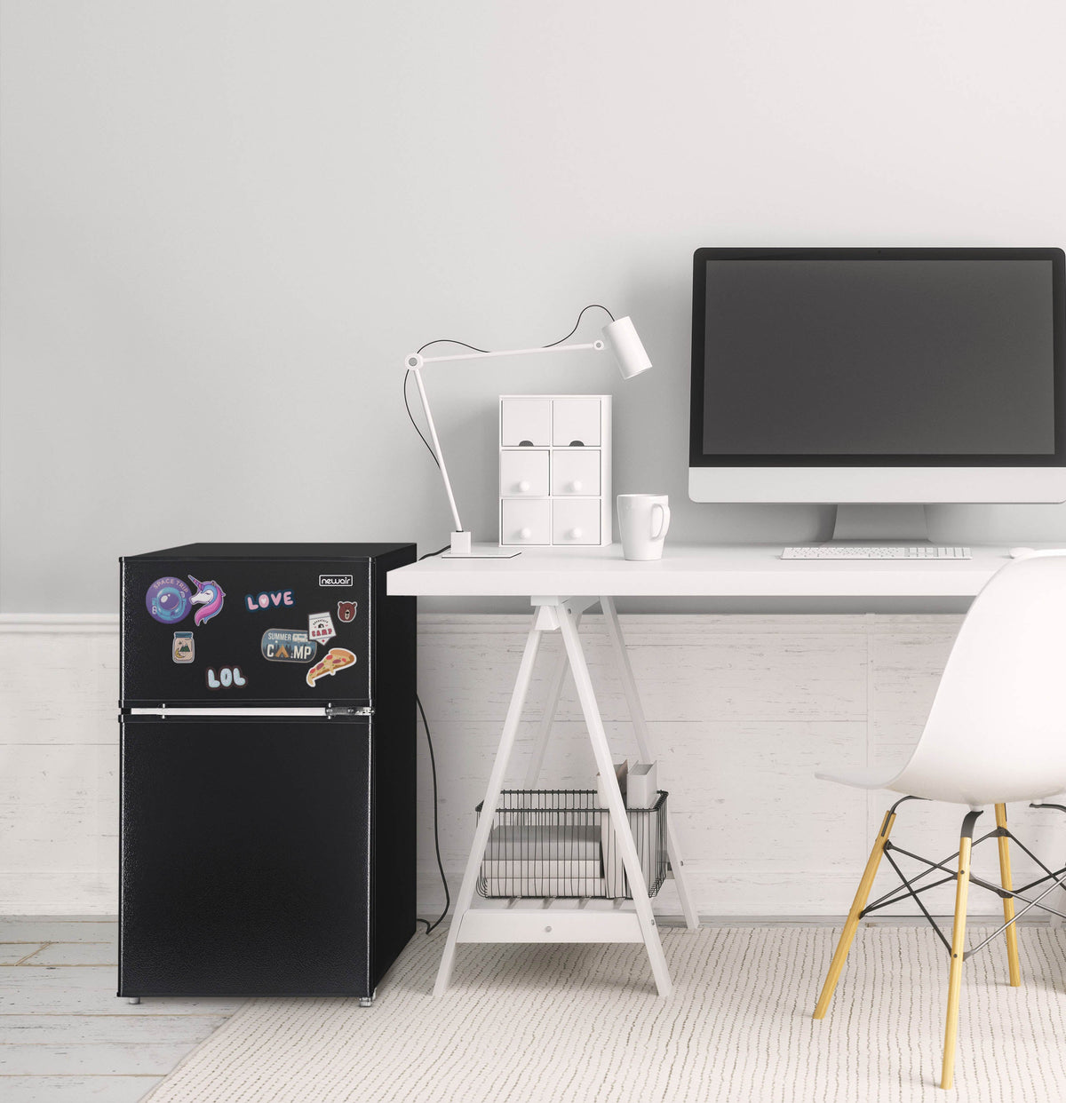 Newair® Compact Mini Fridge with Freezer, 3.1 Cu. Ft. - Black