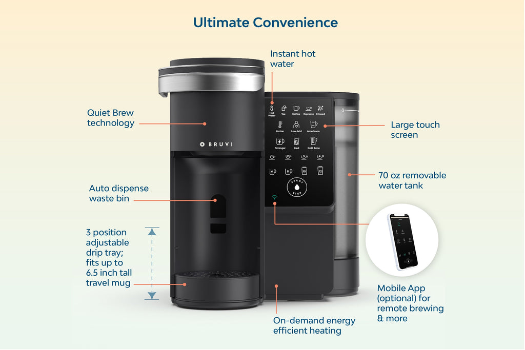 The Bruvi® Dark Roast Bundle in Black