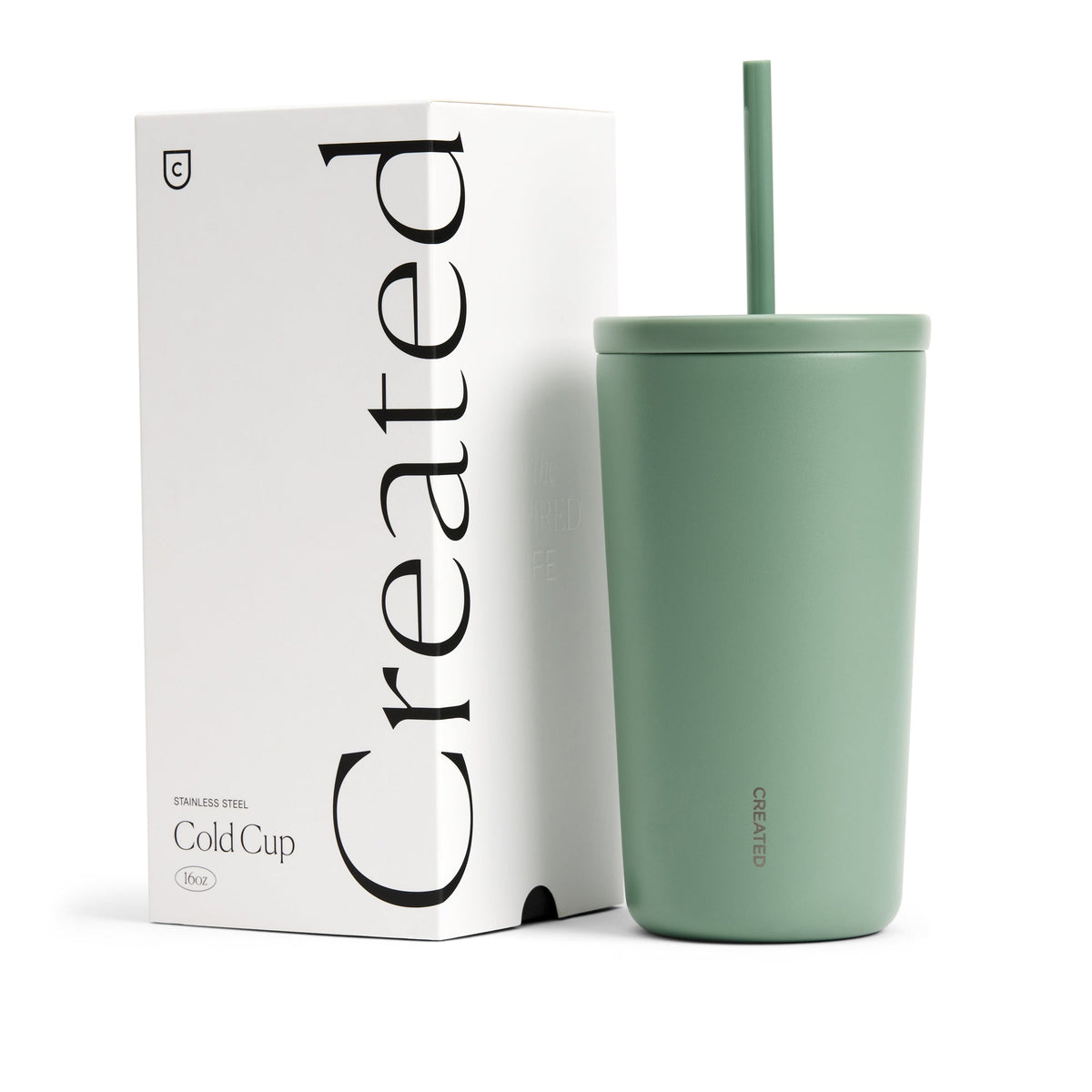 16oz Cold Cup in Sage Green