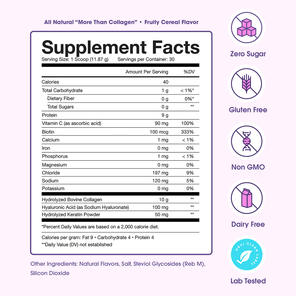 Obvi More Than Collagen | Fruity Cereal