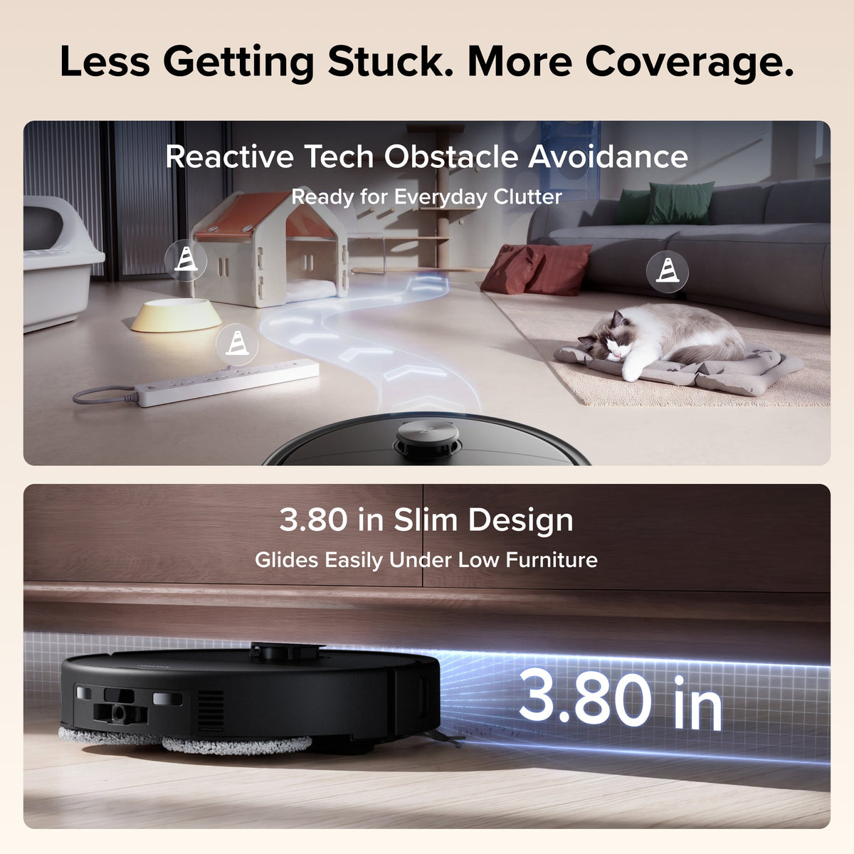 Roborock Qrevo 2 Pro Set Robot Vacuum with Auto Mop Removal