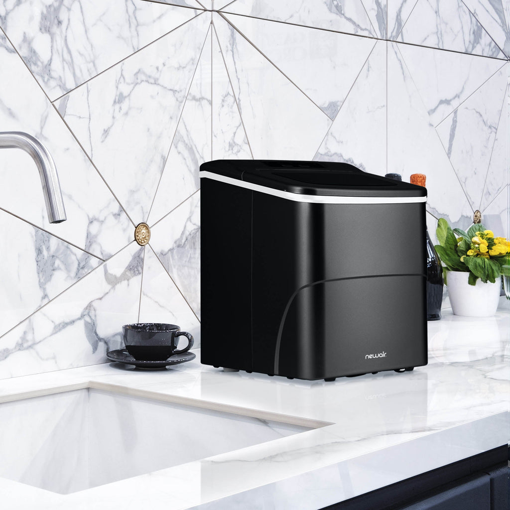 Newair® Countertop Bullet Ice Maker in Matte Black or Metallic Silver, 26 lbs/Day