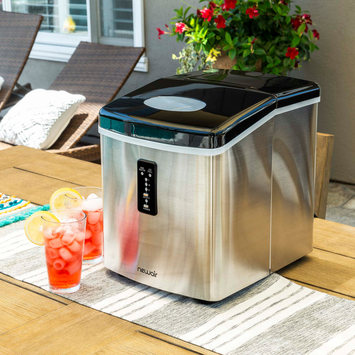 Newair® Countertop Ice Maker, Bullet Ice