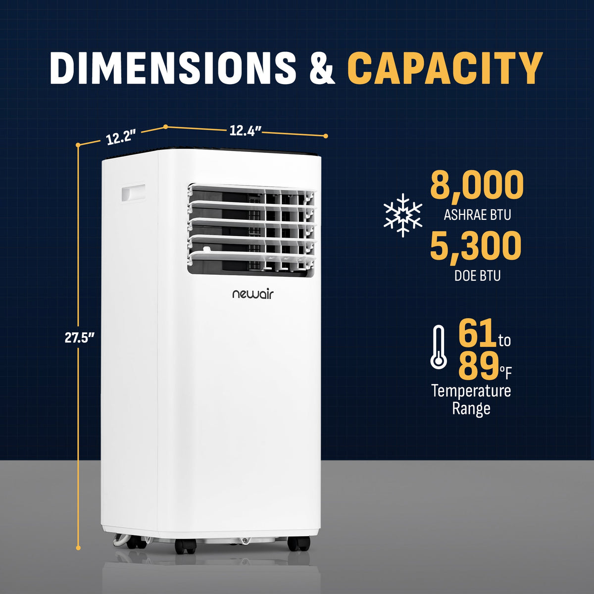 Newair® 8,000 BTU Compact Air Conditioner