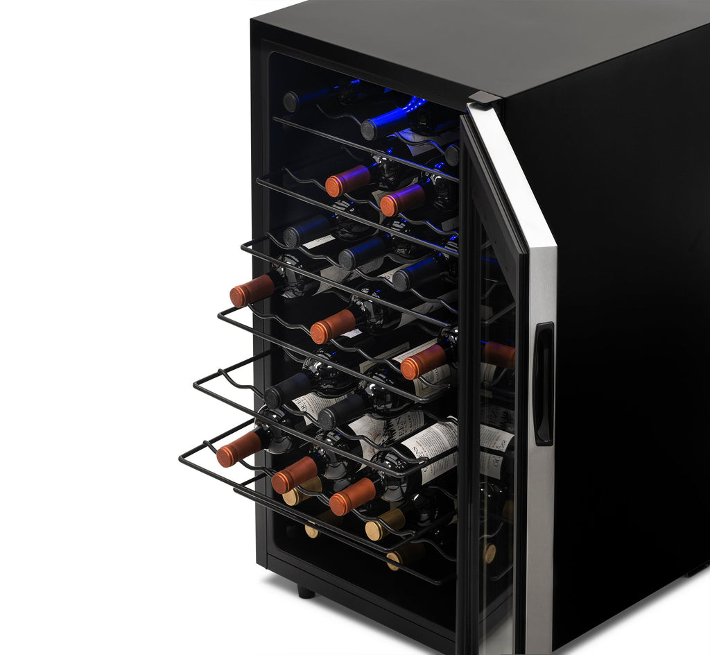 Newair® 50-Bottle 18.9" Stainless Steel Freestanding Wine Fridge