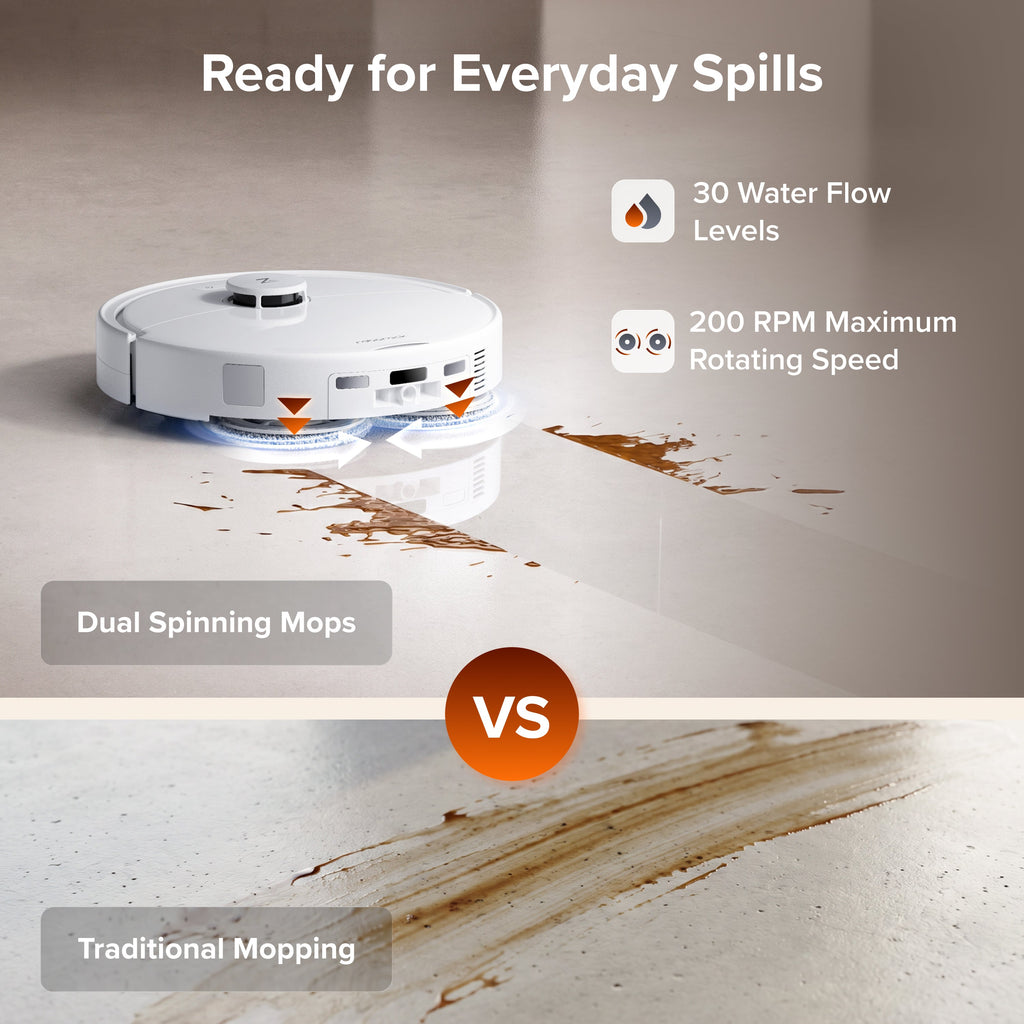 Roborock Qrevo 2 Pro Set Robot Vacuum with Auto Mop Removal