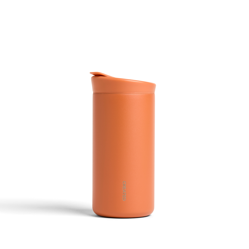 12oz Nomad Flip Tumbler in Terracotta