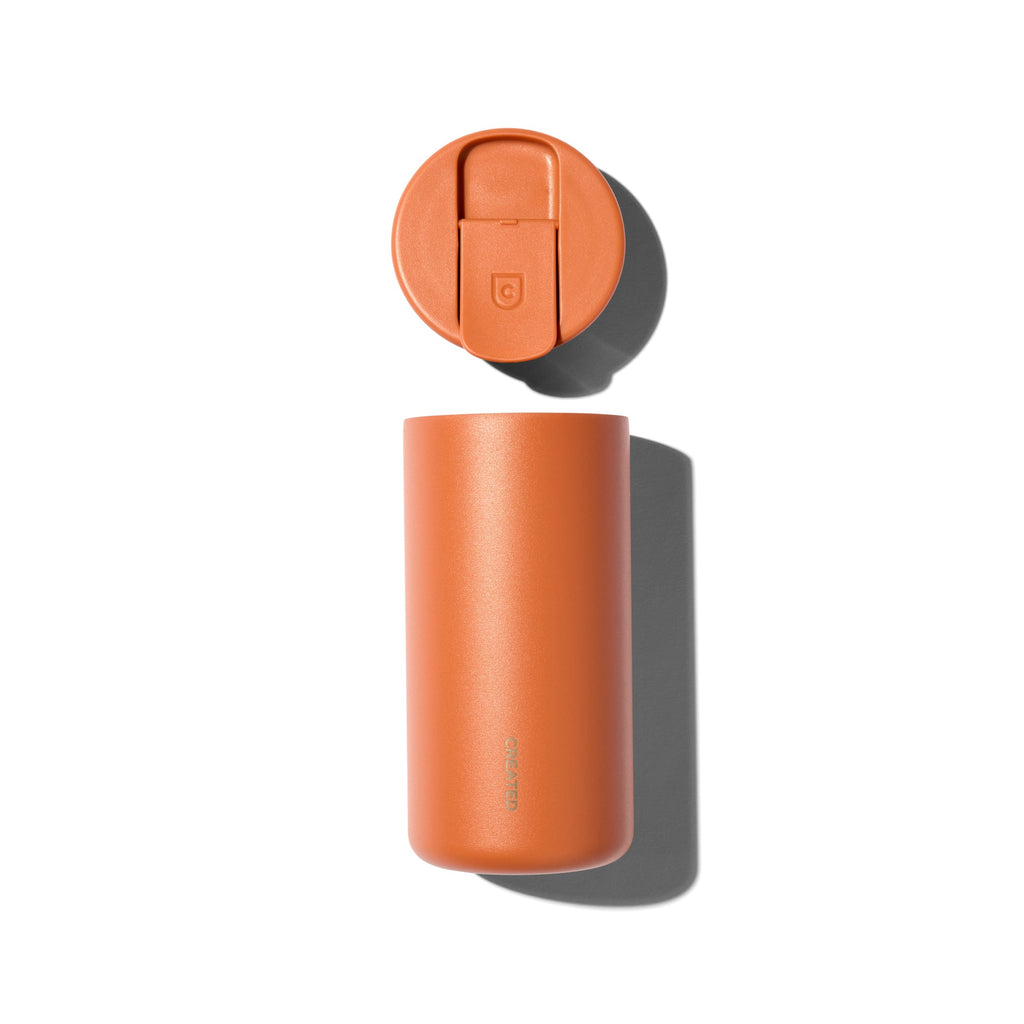 12oz Nomad Flip Tumbler in Terracotta