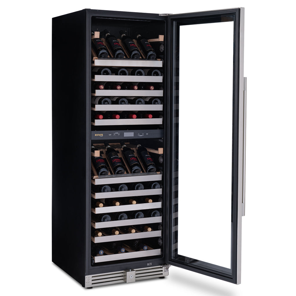 Newair® ESTATE 160-Bottle Freestanding Stainless Steel Wine Fridge - 29"