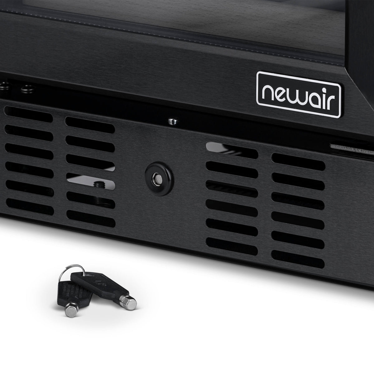 Newair® 29-Bottle 14.8" Black Built-In Dual Zone Wine Fridge