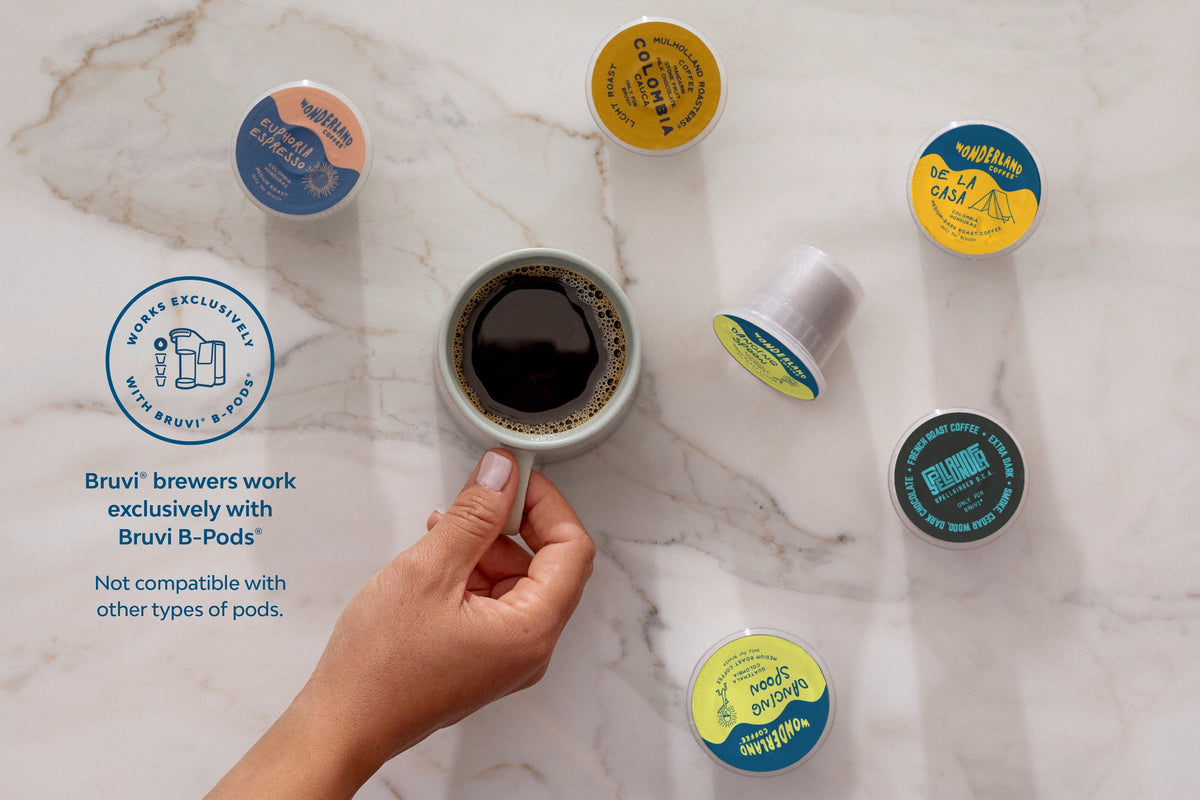 The Bruvi® Dark Roast Bundle in Black