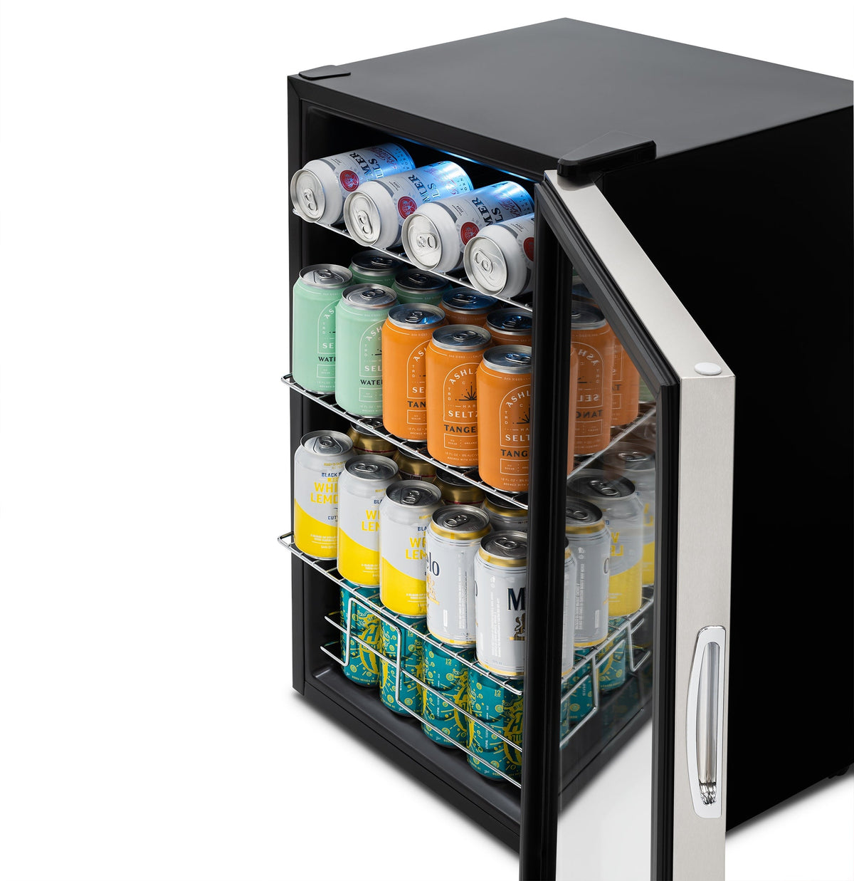Newair® 100-Can Freestanding Stainless Steel Beverage Fridge - 16.93"