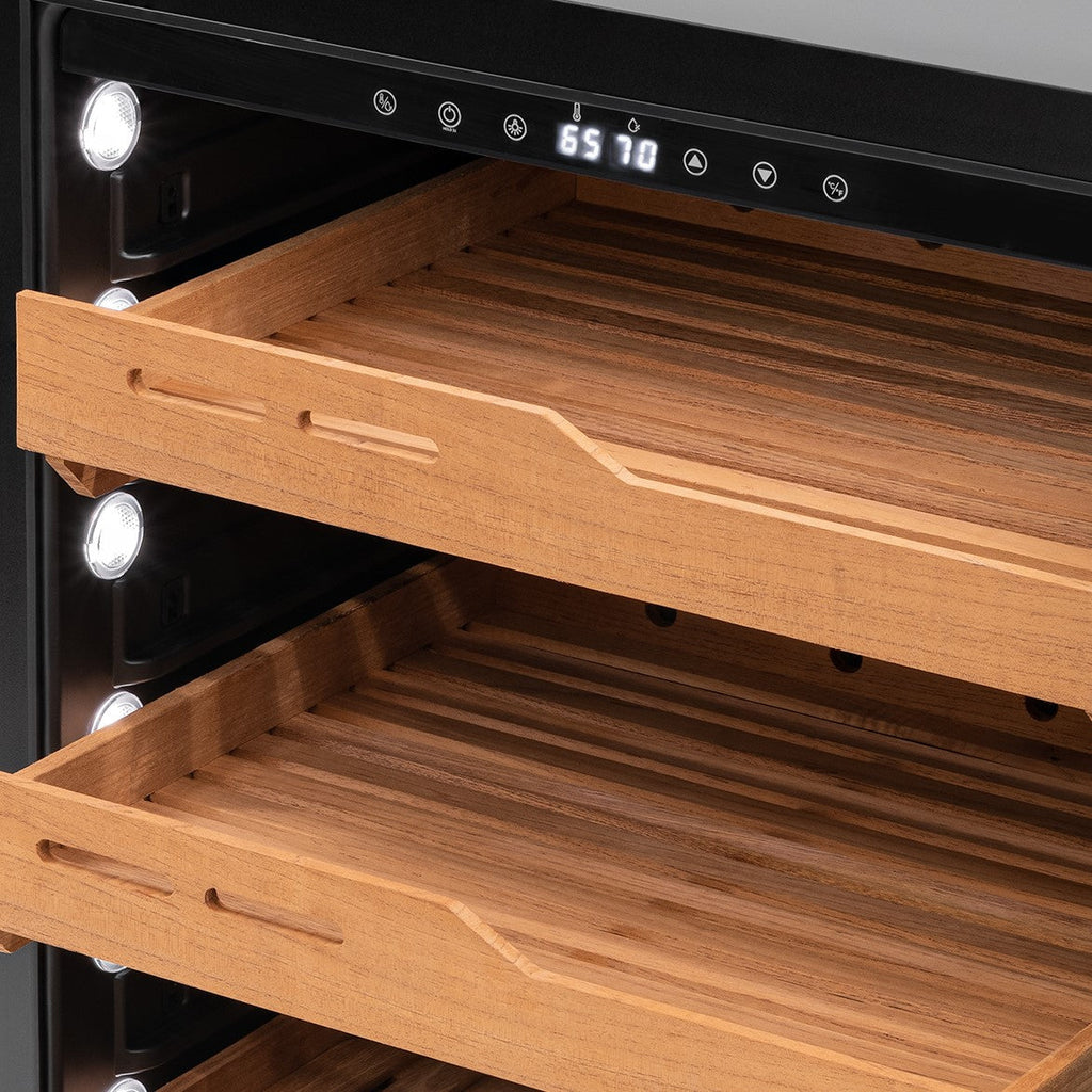 Newair® Electric Cigar Humidor in Black, Built-In or Freestanding, 1,500 Count