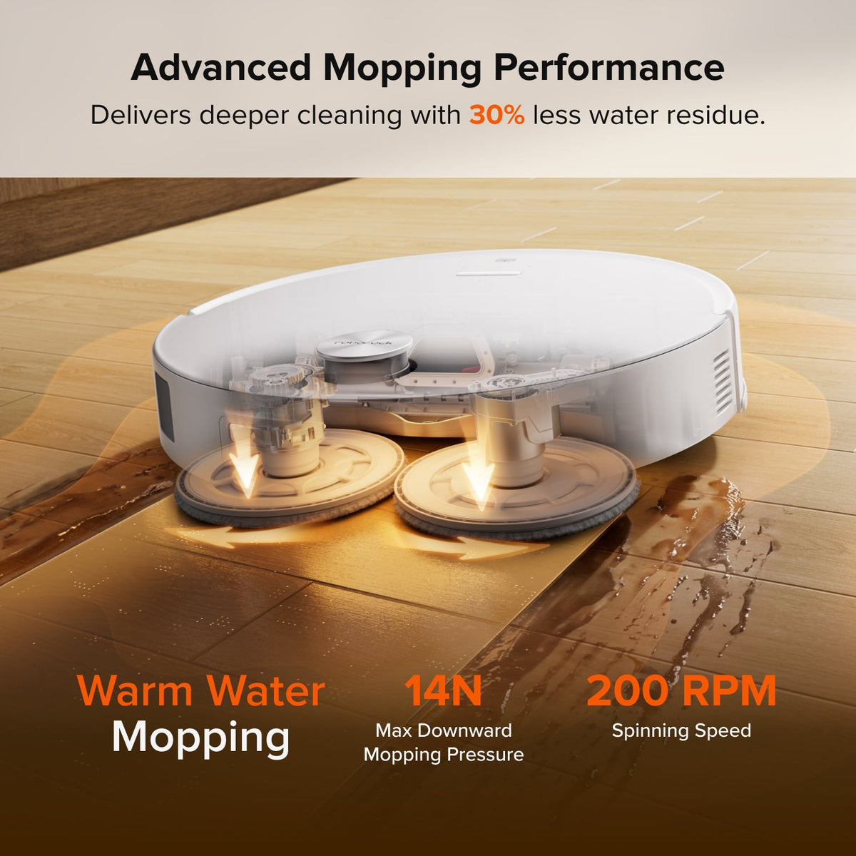 Roborock Qrevo Edge 3 Pro Robot Vacuum and Mop with Hot Water Mopping & Intelligent Dock