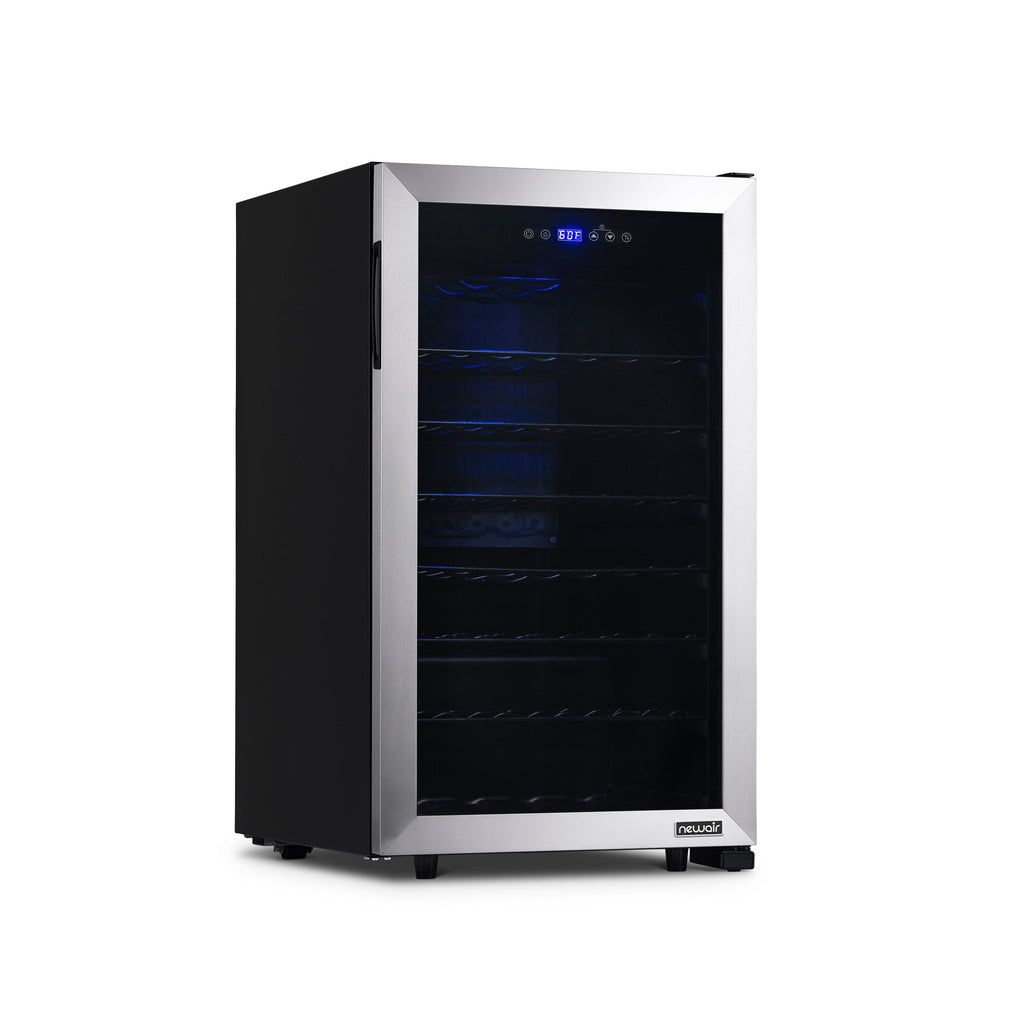 Newair® 50-Bottle 18.9" Stainless Steel Freestanding Wine Fridge