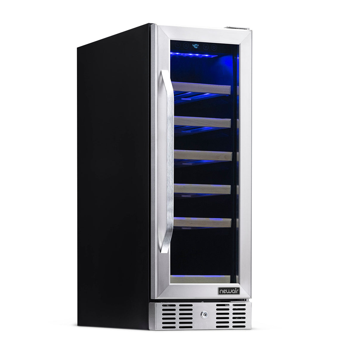 Newair® 19-Bottle 12" Built-In Wine Fridge - Stainless Steel