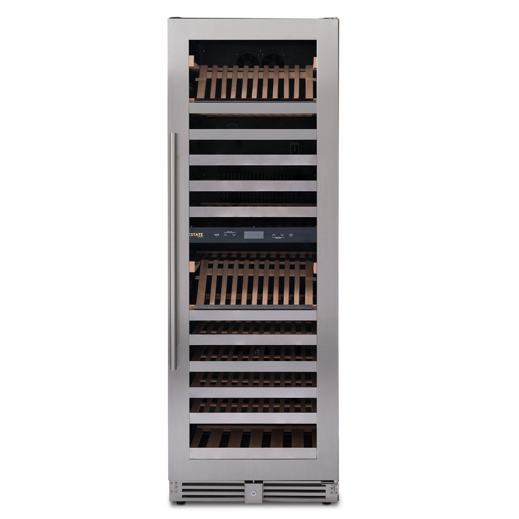 Newair® ESTATE 160-Bottle Freestanding Stainless Steel Wine Fridge - 29"