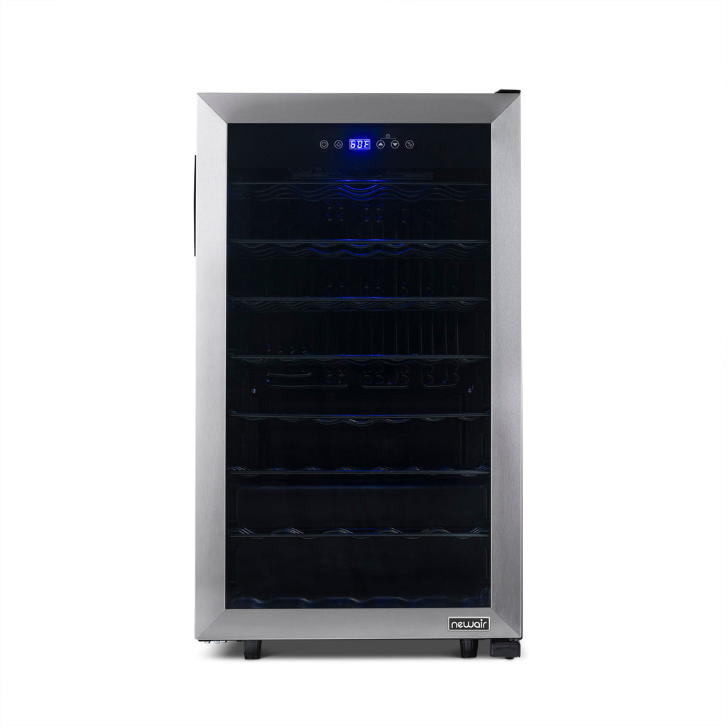 Newair® 50-Bottle 18.9" Stainless Steel Freestanding Wine Fridge