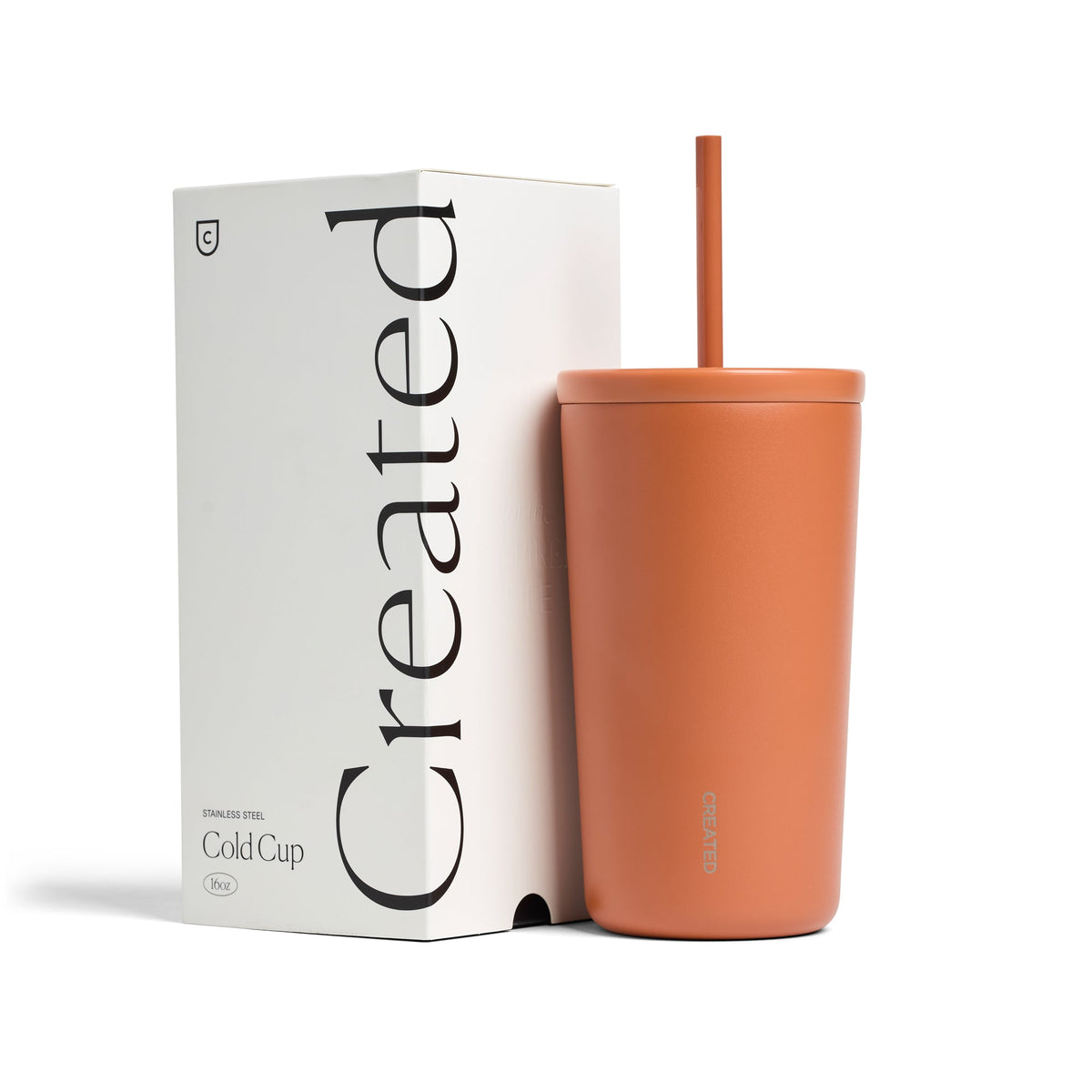 16oz Cold Cup in Terracotta