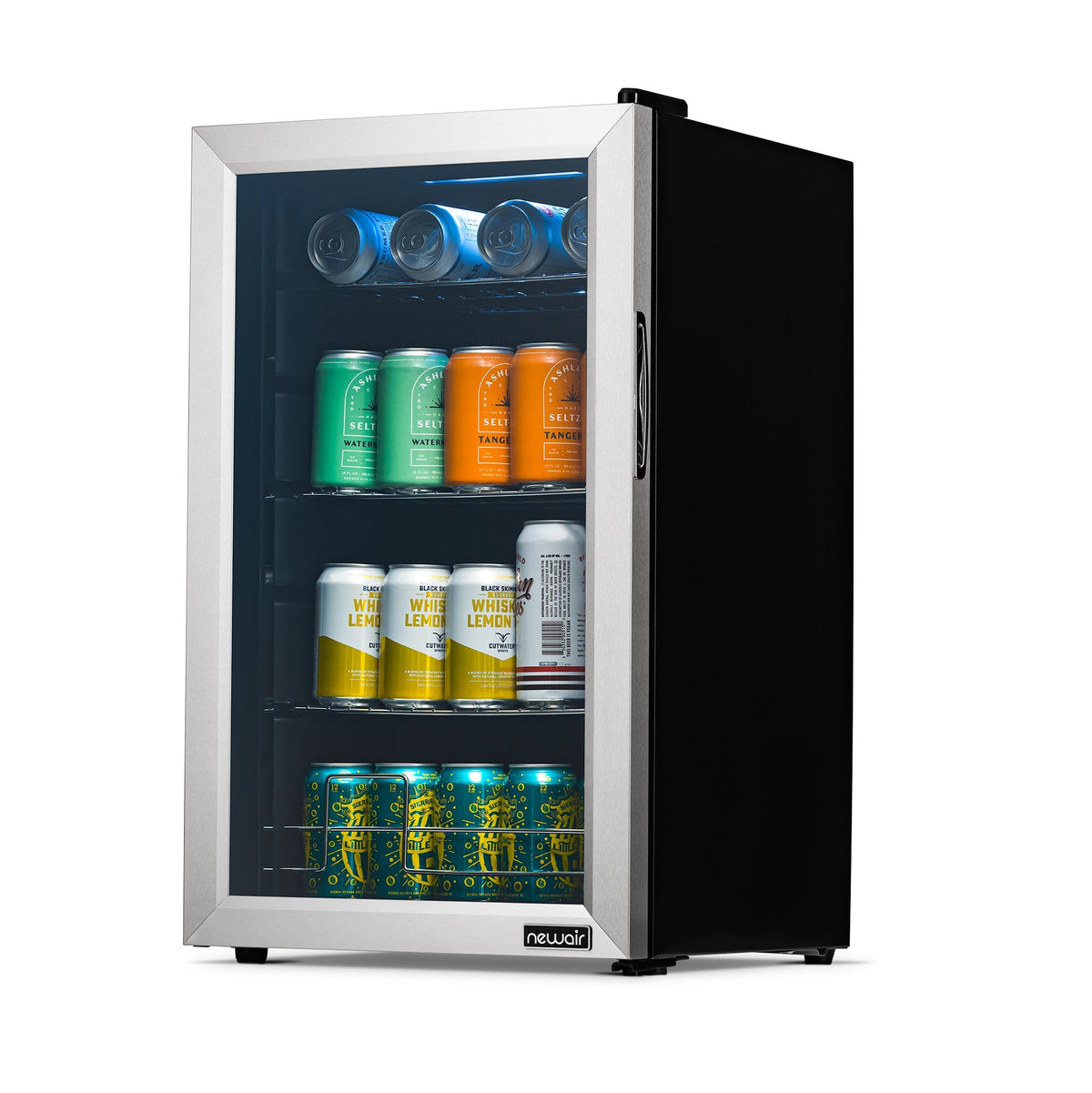 Newair® 100-Can Freestanding Stainless Steel Beverage Fridge - 16.93"