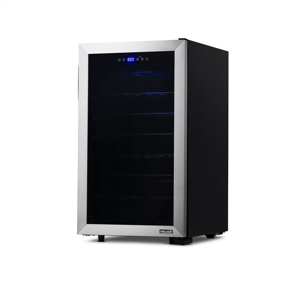 Newair® 50-Bottle 18.9" Stainless Steel Freestanding Wine Fridge