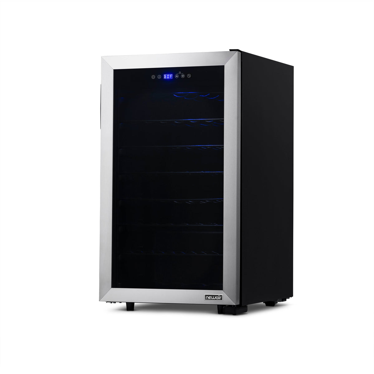 Newair® 50-Bottle 18.9" Stainless Steel Freestanding Wine Fridge