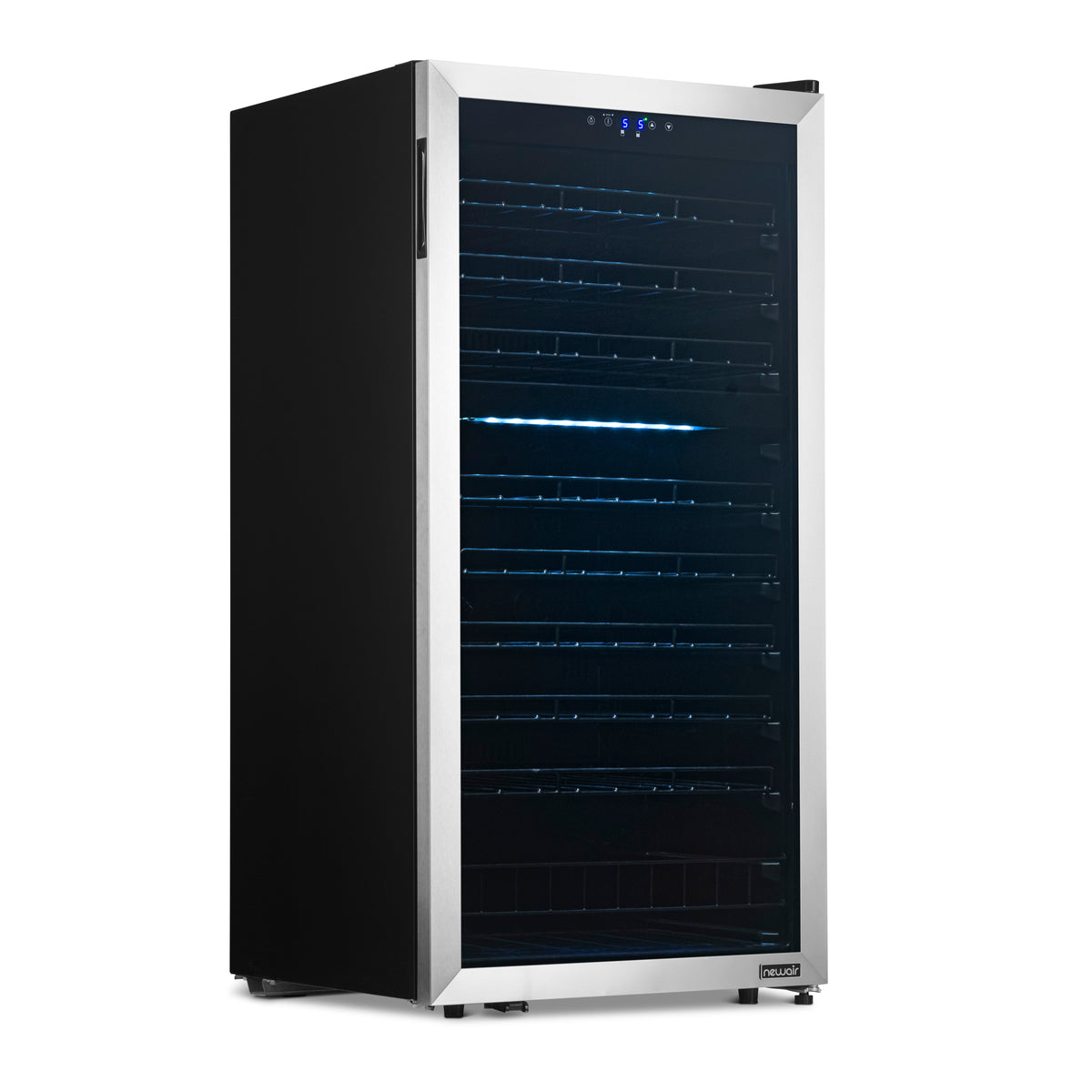 Newair® 98-Bottle 23" Stainless Steel Freestanding Dual Zone Wine Fridge