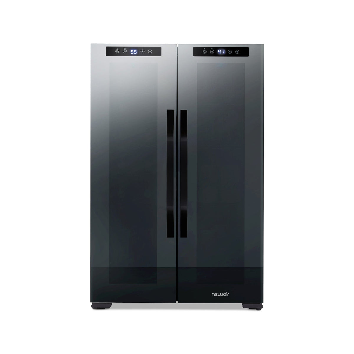 Newair® 39-Can, 12-Bottle Freestanding Dual Zone Beverage Fridge -20"