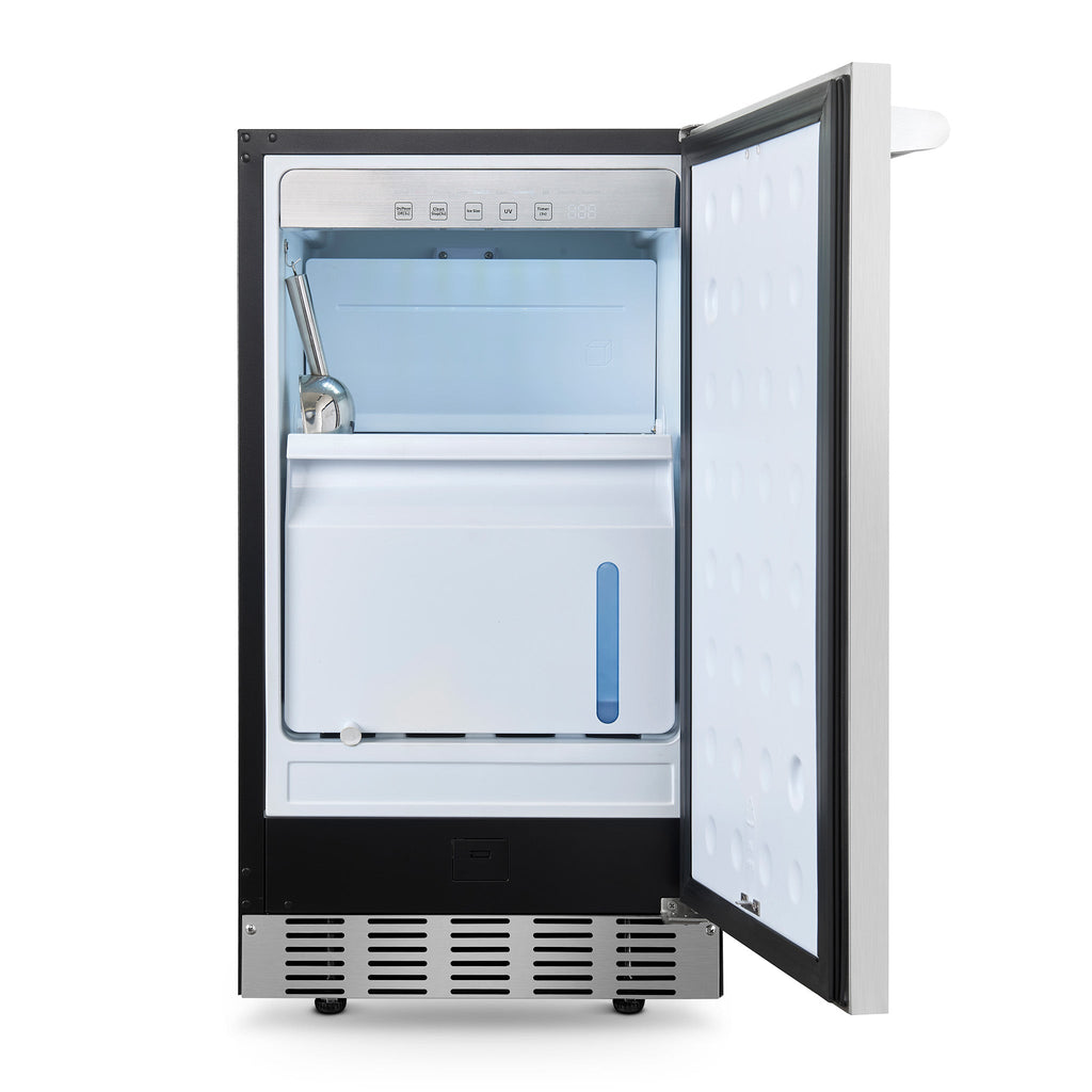 Newair 18” Undercounter Clear Ice Maker, 62–100 lbs