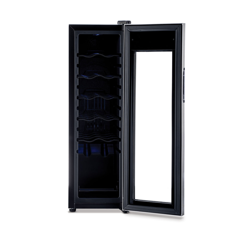 Newair® 12-Bottle 9.9" Stainless Steel Freestanding Wine Fridge